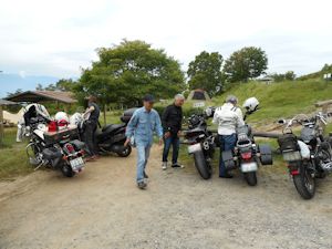 陣馬形山キャンプ場到着