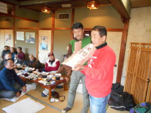 村長さんからの差し入れ