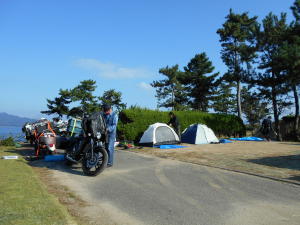 海岸沿いのサイト