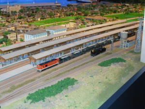 ディーゼル機関車と蒸気機関車