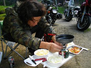 新品バーナーに点火？？