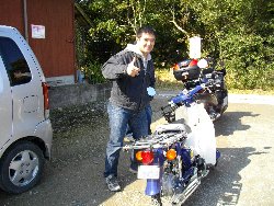 ホンダスーパーカブで登場のN船長