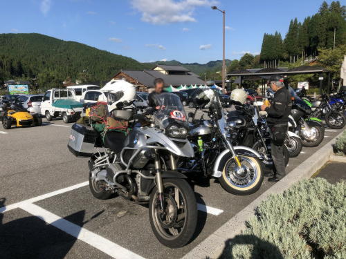 道の駅どんぐりの里いなぶで最終休憩。