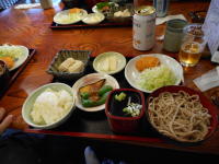 天空そば定食は美味い