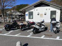 道の駅平谷で休憩