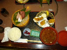 カキフライと三種刺身盛り合わせ定食