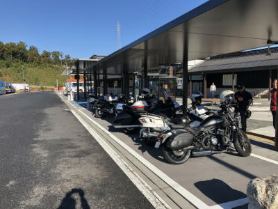 スタート前のバイク達 スタート前のバイク達