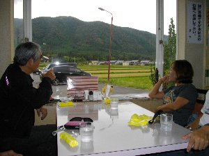 窓越しの景色を愛でる