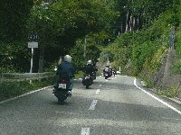 県道４３１を走る仲間達