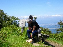 途中で弁当タイム