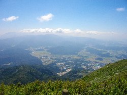 山頂からの景色