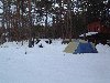雪中キャンプ