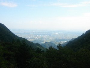 武平峠展望所からの眺望