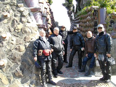 土管坂で記念撮影