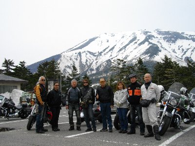 田の原で集合写真を撮った