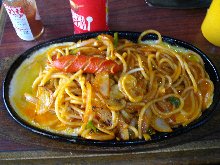 懐かしい味のナポリタン