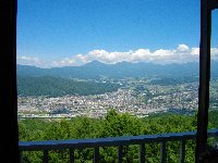 喫茶室からの眺望