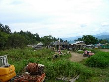 バギー場を見下ろす