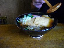 暖かい蕎麦