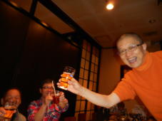 賑やかなＯＢの平さん