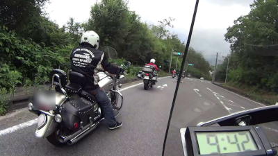 県道66で道の駅を目指す 県道66で道の駅を目指す