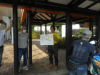 ルート説明をしています