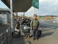 バイクでは初参加の黒さん