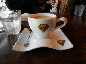 洒落たカップのロゴ 洒落たカップのロゴ