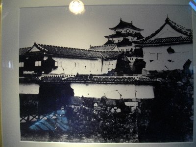 地震当時の名古屋城の写真 名古屋城の写真