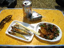 ＨＰ担当者の花見のつまみ？