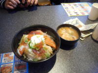 がっつりセットＢ＋あら汁。