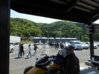 観光バスの団体