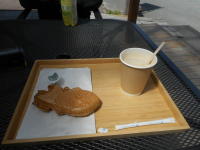 たい焼きとコーヒーのセット