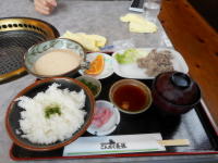 鳳来牛冷しゃぶとろろ定食