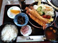 海老フライ定食
