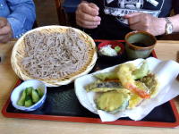 大盛りざるそば天ぷら付き