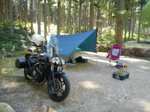 石さんのテント