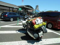 川島ＰＡに着いた