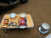 鮭茶漬けの用意