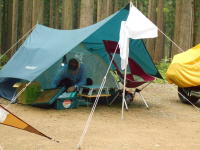 石さんも朝飯中