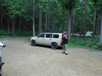 こじこじさんは撤収準備完了。