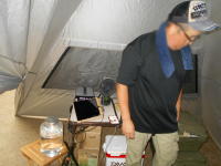 こじこじさんの前室で一息