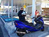 スズキスカイウェーブと石さん