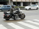 ハーレーロードキングＦＬＨＲ１５８０で到着