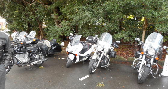 揃ったバイク達 揃ったバイク達