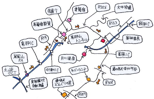 11月定例ルート図