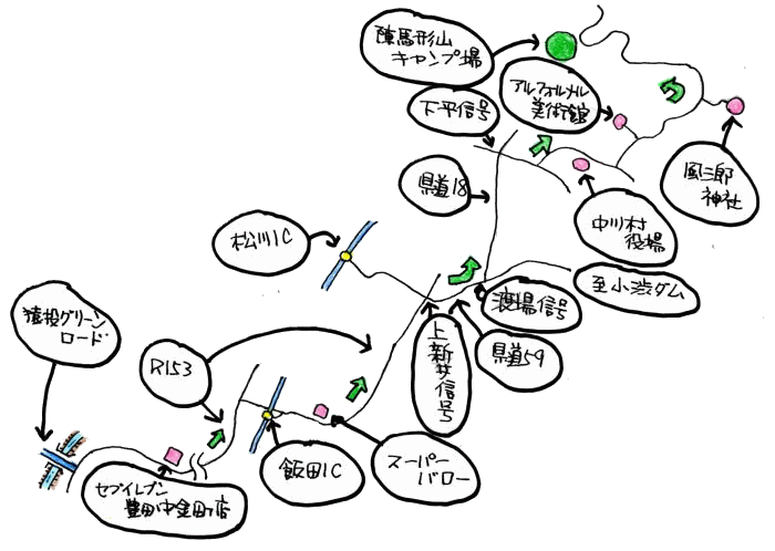 11月定例ルート図 11月定例ルート図