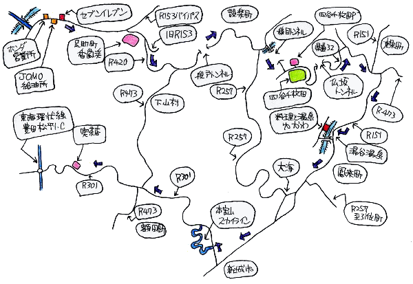 7月定例ルート図