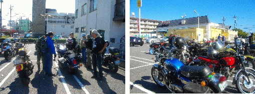 春日井市役所近くのデニーズに集合