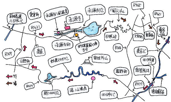 10月定例ルート図